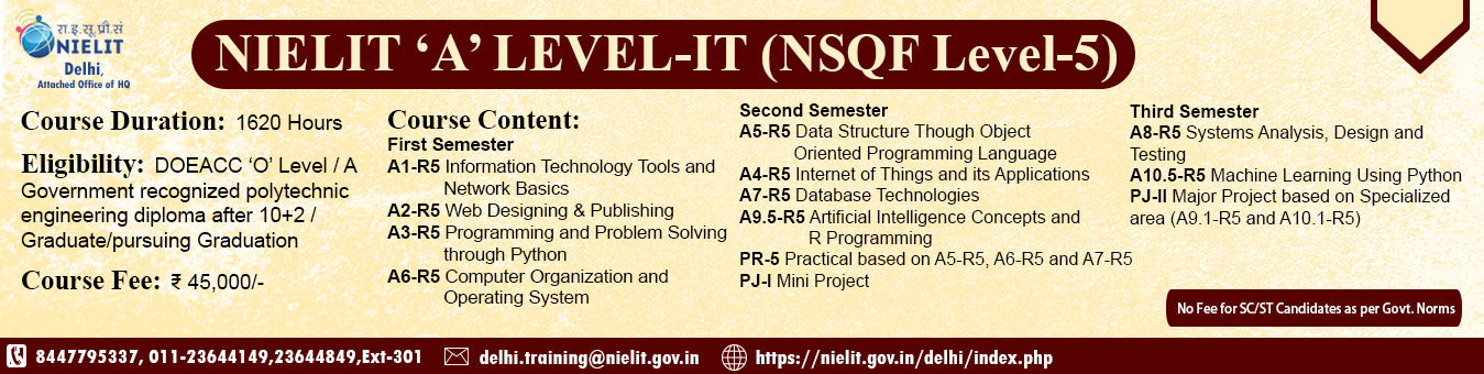 NIELIT CCC - Indian Computer Institute