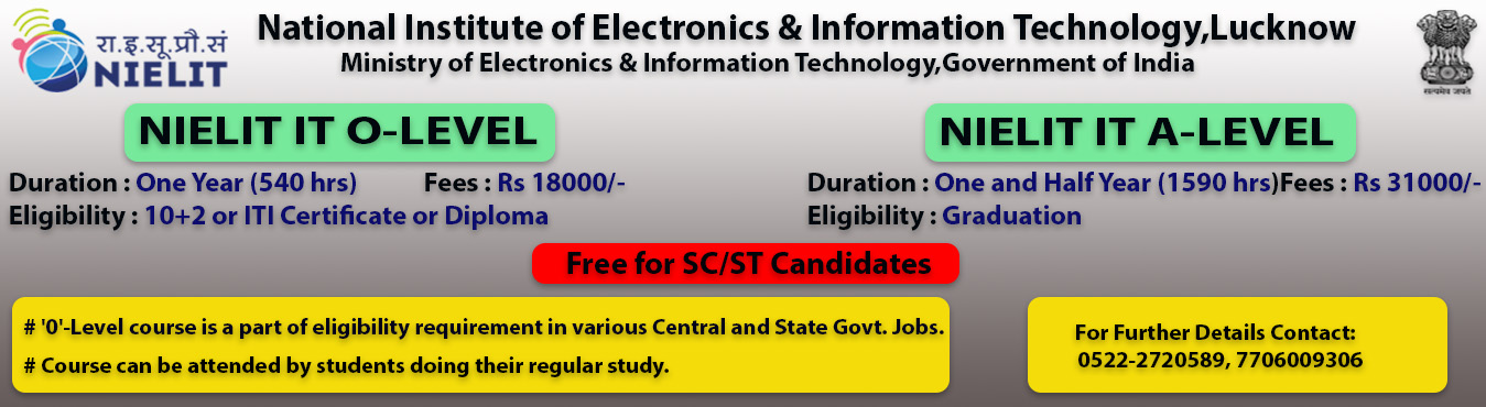 NIELIT Recruitment 2023 for the post of Scientist 'B' in ICERT